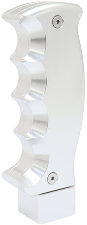 PISTOL SILVER GEAR KNOB MANUALSHIFT SHIFTER BALL UNI M16