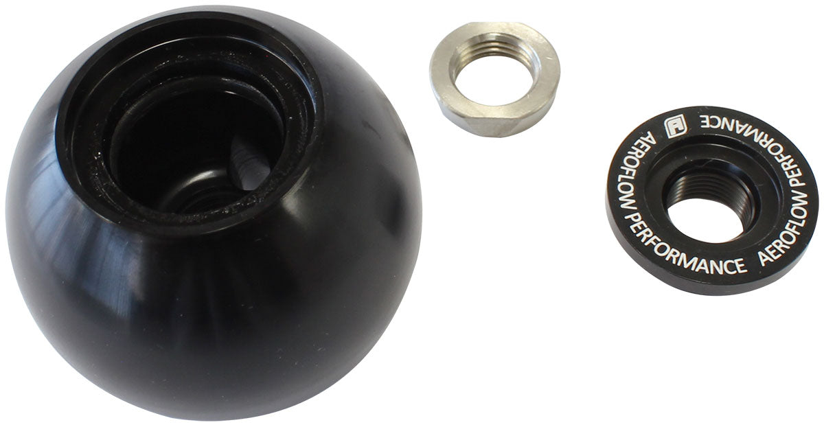 BARE BLACK SHIFTER GEAR KNOB  NO INSERT NO BUTTON 1/2"-20 Default Title