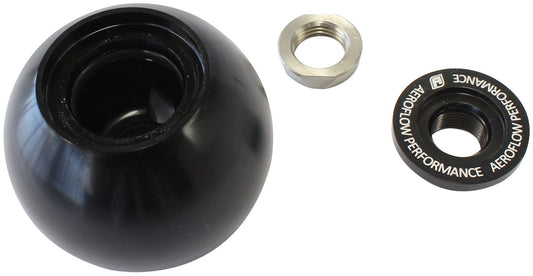 BARE BLACK SHIFTER GEAR KNOB  NO INSERT NO BUTTON 1/2"-20