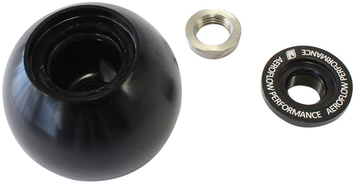 BARE BLACK SHIFTER GEAR KNOB  NO INSERT NO BUTTON 1/2"-20