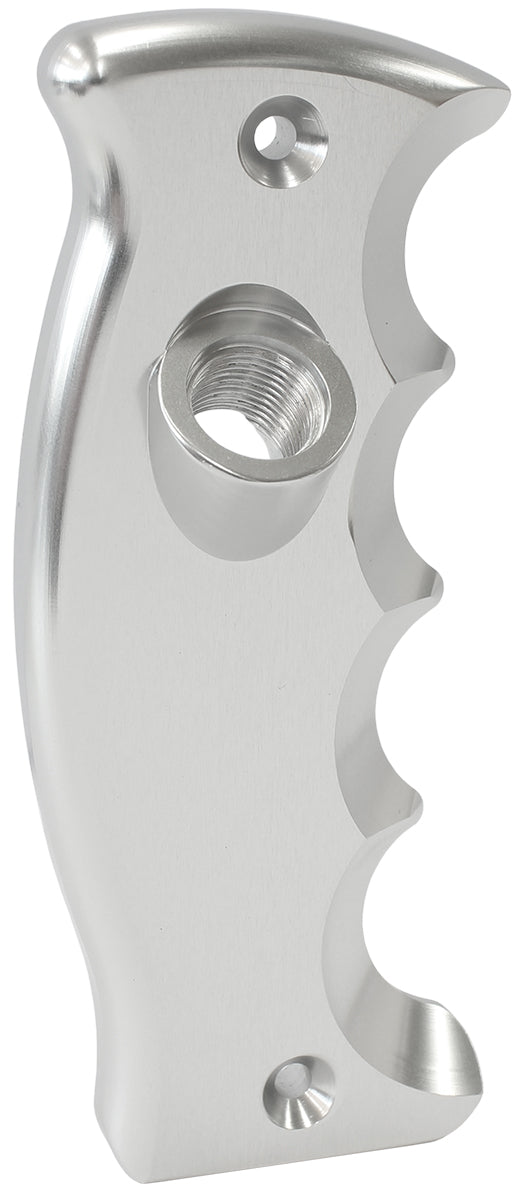 BUTTON PISTOL GRIP SIDE PLATE DRIVERS SIDE HANDLE SILVER