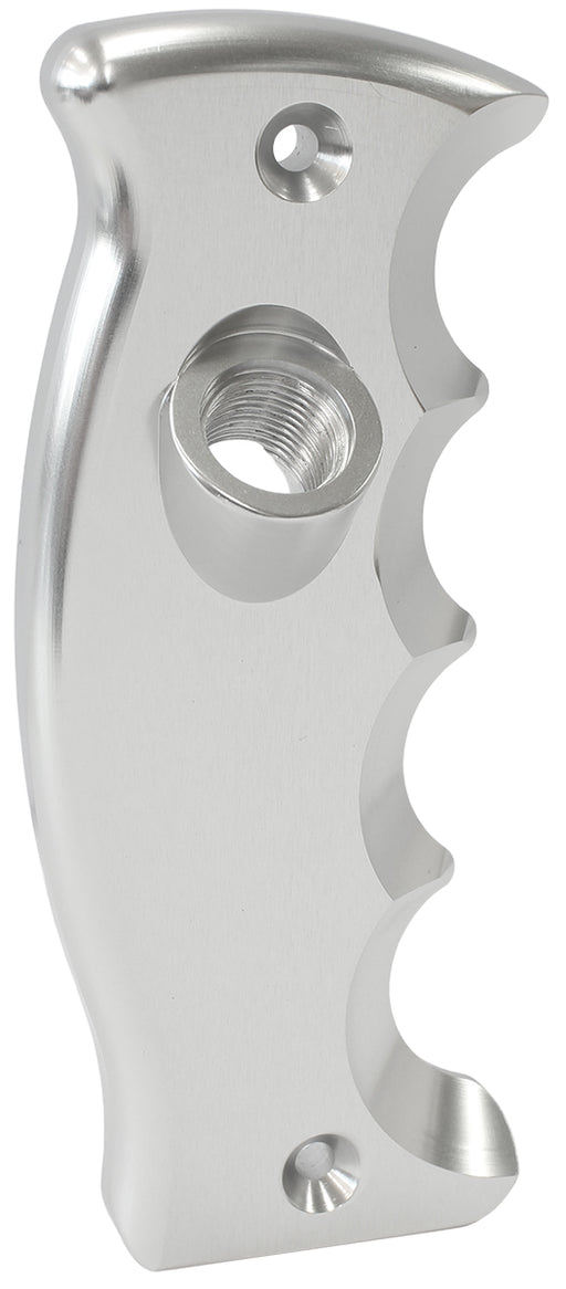 BUTTON PISTOL GRIP SIDE PLATE DRIVERS SIDE HANDLE SILVER