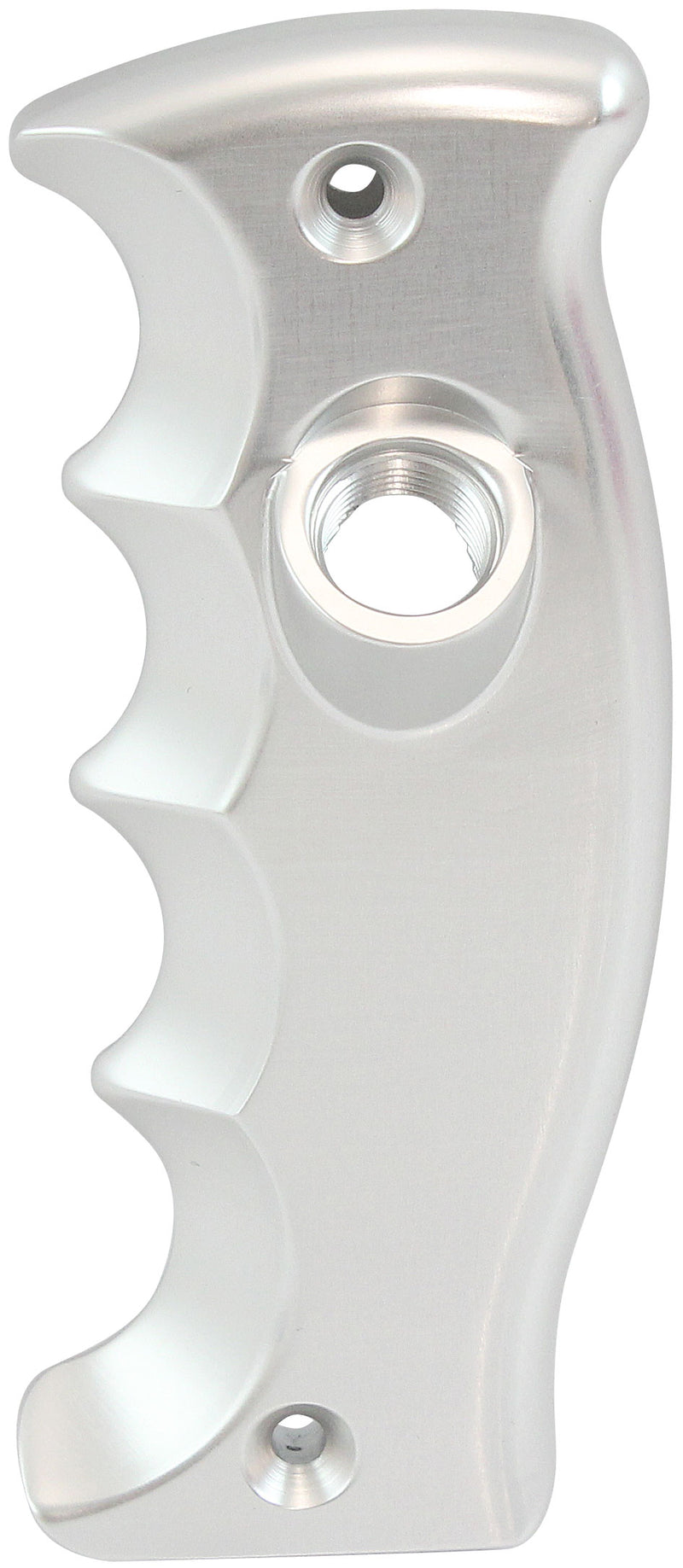 BUTTON PISTOL GRIP SIDE PLATE PASSENGERS SIDE HANDLE SILVER