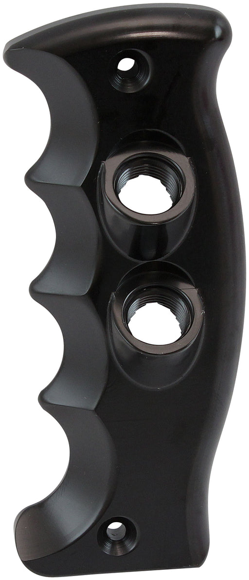 DUAL BUTTON PISTOL GRIP SIDE  PLATE PASSENGER HANDLE BLACK