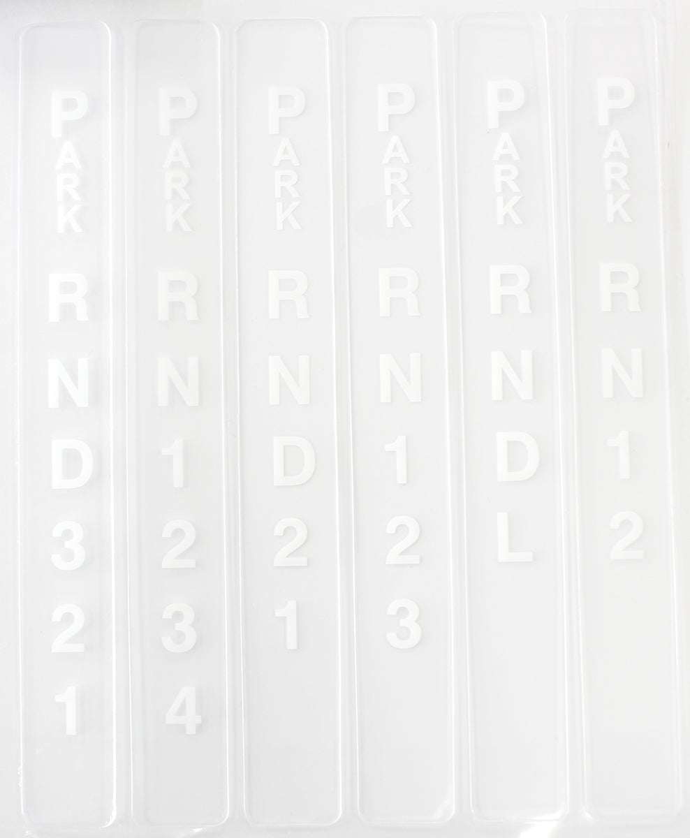 CLEAR INDICATOR WINDOW        KIT FOR NITRO PISTOL SHIFTER