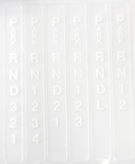 CLEAR INDICATOR WINDOW        KIT FOR NITRO PISTOL SHIFTER