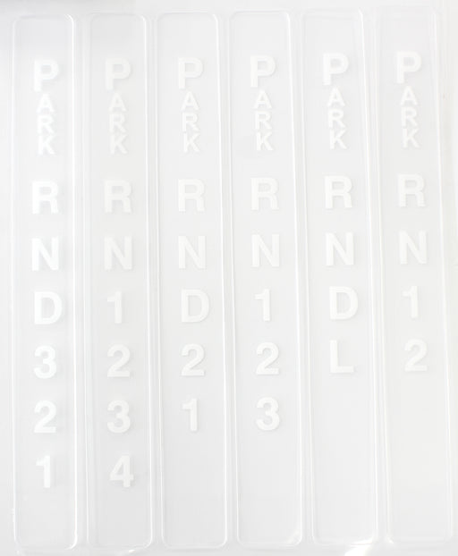 CLEAR INDICATOR WINDOW        KIT FOR NITRO PISTOL SHIFTER