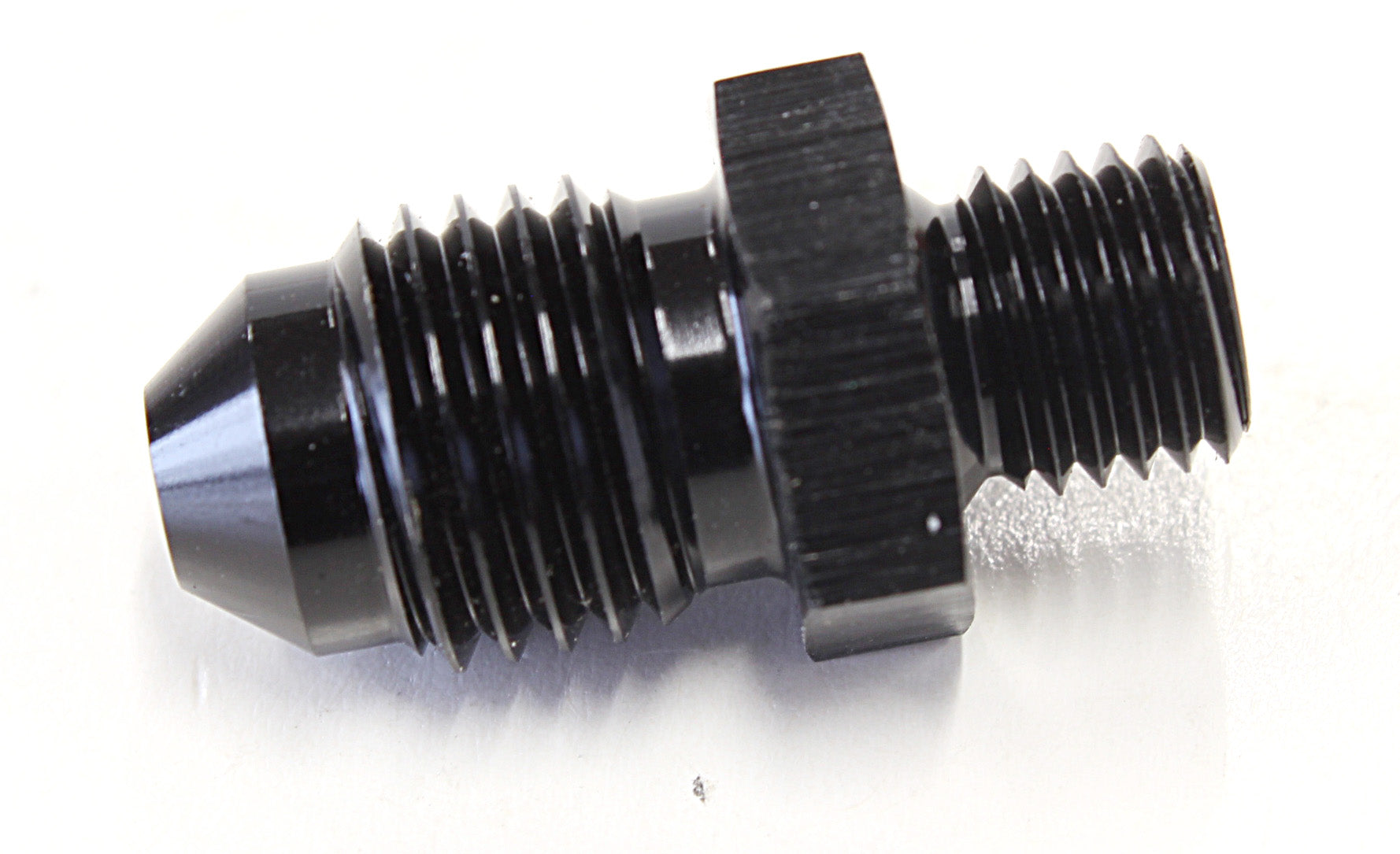 METRIC M8 X 1.0MM TO -4AN     BLACK MALE M8X1.0MM TO -4AN