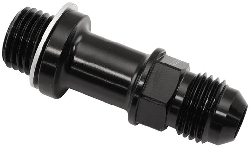 METRIC M14 x 1.5mm TO -6 LONG EXTENSION 51mm BLACK MALE -6AN