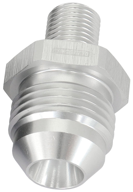 METRIC M10 X 1.0MM TO -8AN    SILVER MALE M10x1.0MM TO -8AN
