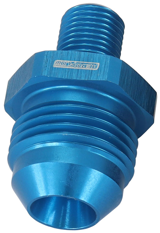 METRIC M10 X 1.0MM TO -8AN    BLUE MALE M10x1.0MM TO -8AN