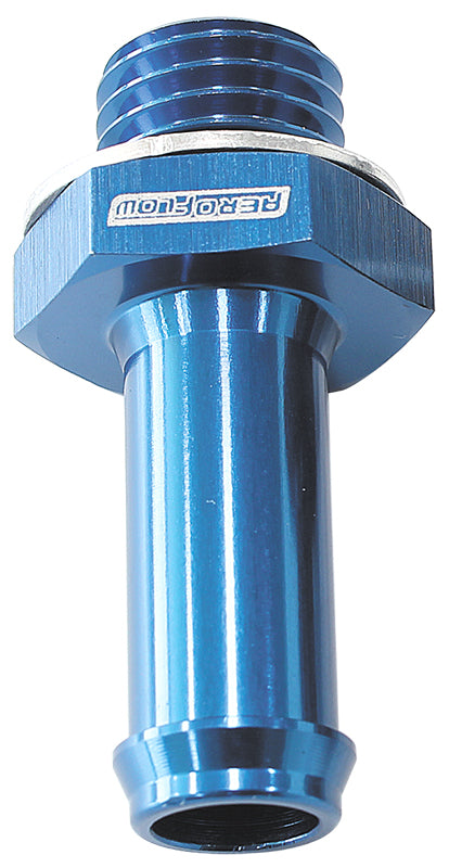 METRIC M14 X 1.5 TO 8MM BARB  BLUE USE WITH 49-1015 PUMP