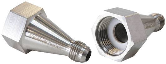 NITROUS BOTTLE ADAPTER -6AN   STEEL FINISH FILTER INCLUDED