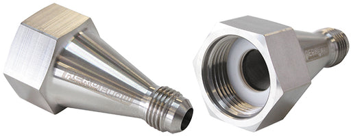 NITROUS BOTTLE ADAPTER -6AN   STEEL FINISH FILTER INCLUDED