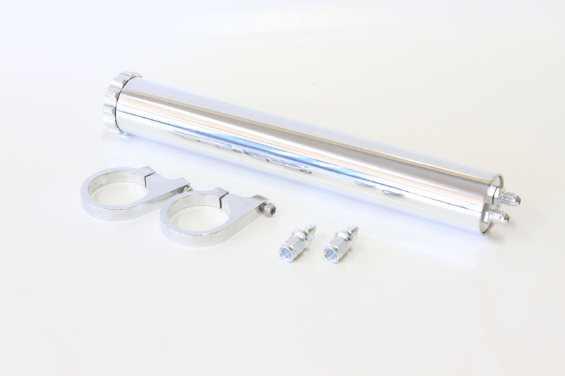 POLISHED BILLET OVERFLOW TANK BILLET BRACKETS,FITTINGS INC