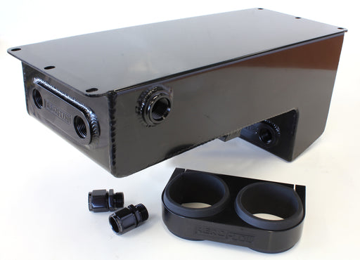 DUAL FUEL PUMP UNDER CAR      SURGE TANK BLACK 4.75L        CAPACITY 77-1044BLK