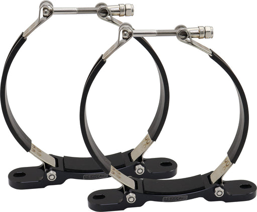 MOUNTING BRACKET DRY SUMP TANK6" DIAMETER 77-1050 PAIR BLACK