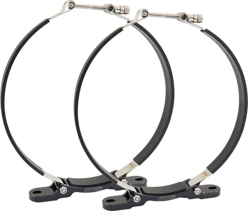 MOUNTING BRACKET DRY SUMP TANK9" DIAMETER 77-1053 PAIR BLACK