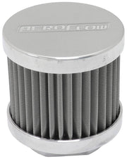 SMALL-10AN S/S BILLET BREATHERWITH FEMALE -10AN RE-USABLE