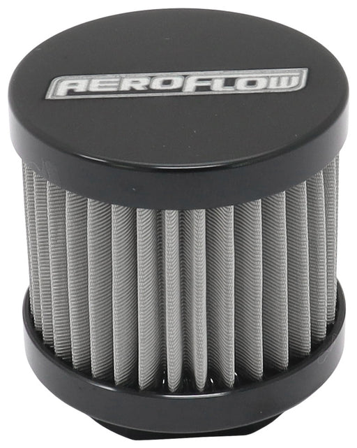 SMALL-10AN S/S BILLET BREATHERWITH FEMALE -10AN RE-USABLE