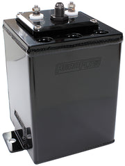 SINGLE PUMP SURGE TANK        SUITS 40mm FUEL PUMPS BLACK