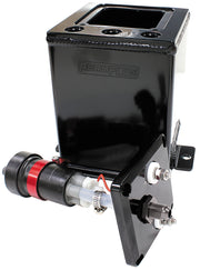 SINGLE PUMP SURGE TANK        SUITS 40mm FUEL PUMPS BLACK