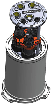 SINGLE,TWIN OR TRIPLE ROUND   SURGE TANK 40mm PUMPS
