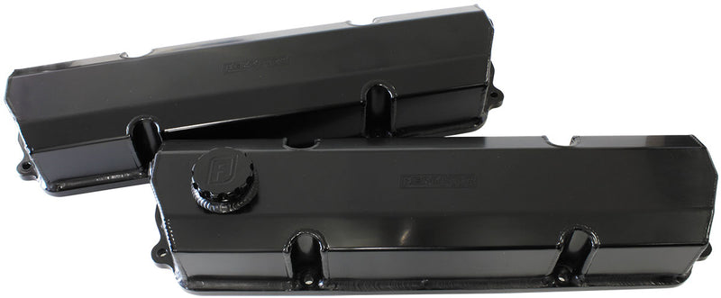 253 308 HOLDEN FABRICATED     VALVE COVERS BLACK EARLY