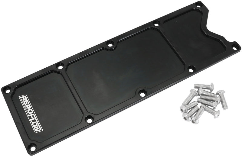 GM LS1 BILLET VALLEY PLATE    COVER BLACK LS