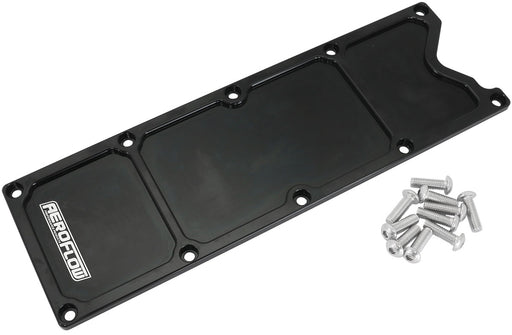 GM LS1 BILLET VALLEY PLATE    COVER BLACK LS