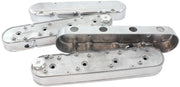 GM LS 2 PIECE VALVE COVERS    CAST TALL RETRO SMOOTH POLISHE
