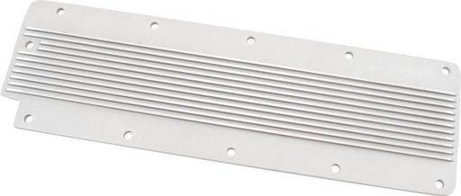 GM LS2 FINNED VALLEY PLATE    COVER NATURAL CAST ALLOY LS3  LSX Aeroflow - AF 77-5028