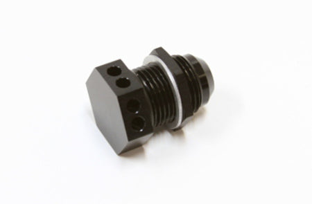 BOLT IN -12AN BREATHER CAST ORFABRICATED COVERS BLACK Default Title