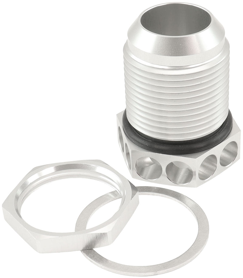 BOLT IN -12AN BREATHER CAST ORFABRICATED COVERS SILVER