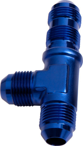 MALE -20AN TEE BULKHEAD ON RUNBLUE MALE -20AN, NUT SEPERATE Default Title