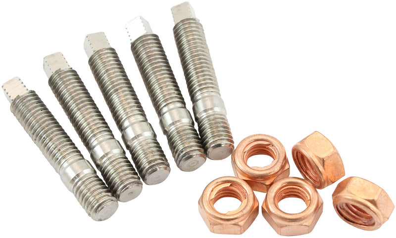 TURBO STUD KIT M8x1.25mm      PACK OF 5 S/S HEX M8 x 1.25