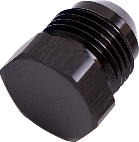 FLARE PLUG MALE -6AN          BLACK MALE FLARE PLUG -6AN