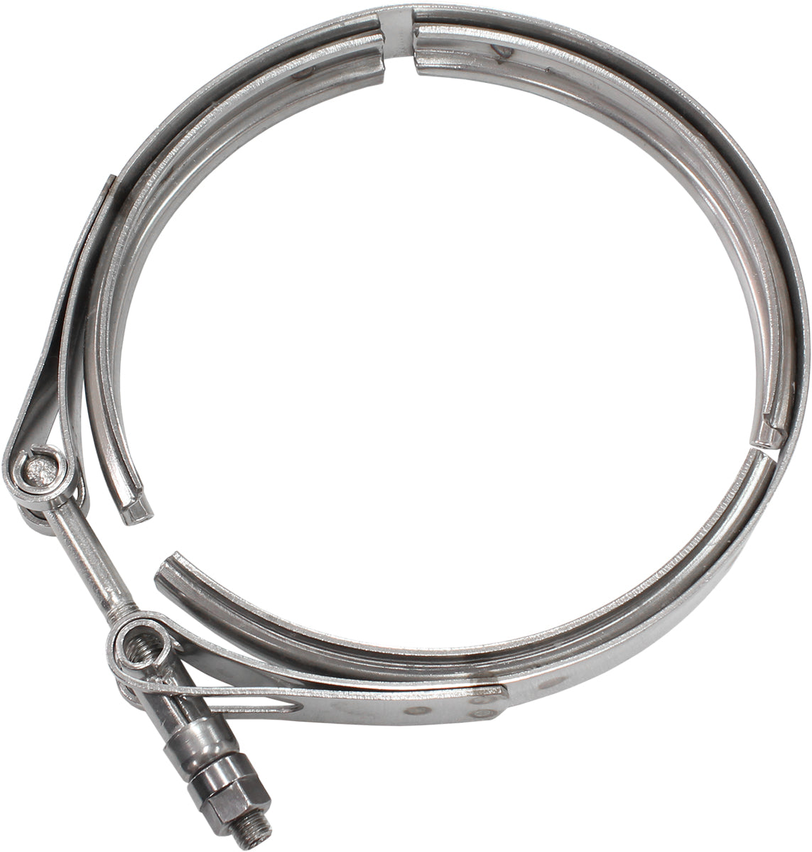 REPLACEMENT BOOSTED VBAND     CLAMP ONLY FIT 123mm-130mm OD