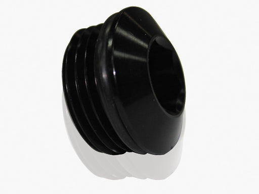 ORB SLIMLINE PORT PLUG -4AN   BLACK FINISH
