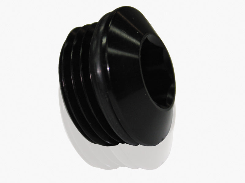 ORB SLIMLINE PORT PLUG -16AN  BLACK FINISH