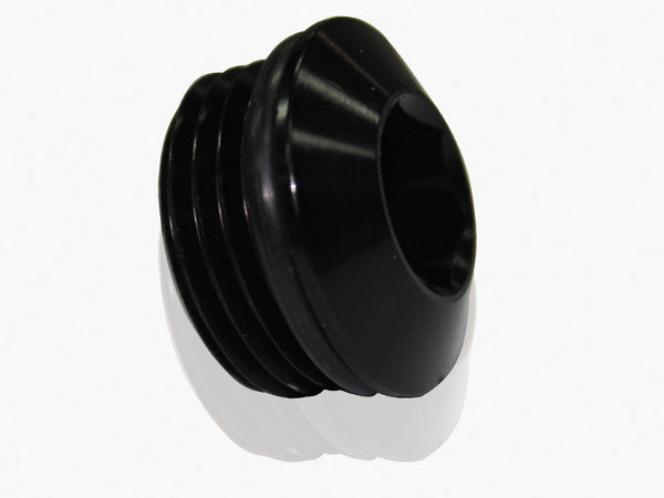 ORB SLIMLINE PORT PLUG -20AN  BLACK FINISH