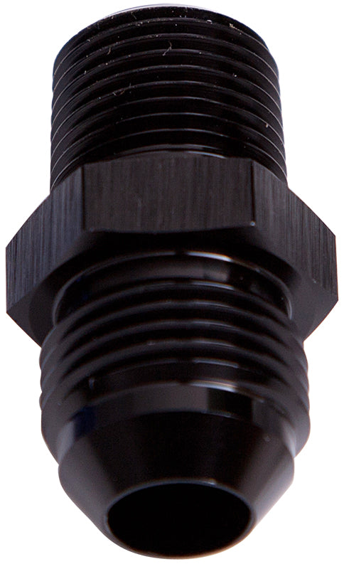 MALE FLARE -4AN TO 3/8" NPT   BLACK MALE FLARE TO NPT ADAPTE