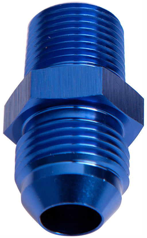 MALE FLARE -10AN TO 1/4" NPT  BLUE MALE FLARE TO NPT ADAPTER