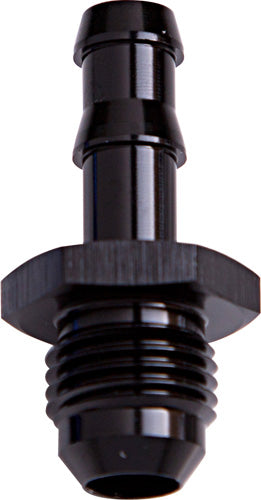 3/8" BARB TO -8AN ADAPTER     BLACK MALE 3/8" TO MALE -8AN