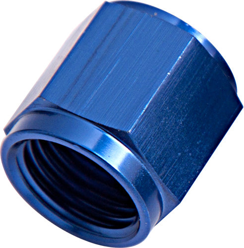TUBE NUT -3AN TO 3/16" TUBE   BLUE -3AN TO 3/16" HARD LINE