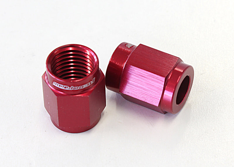 TUBE NUT -3AN TO 3/16" TUBE   RED -3AN TO 3/16" HARD LINE