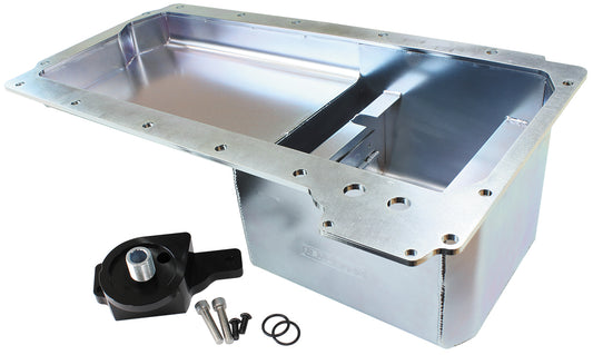GM LS FAB PAN WITH OIL FILTER REAR SUMP HQ-WB STYLE PAN Default Title