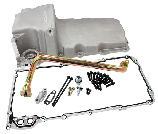 LS RETRO FIT REAR SUMP OIL PAN6 qrt WITH FILTER PAN Default Title