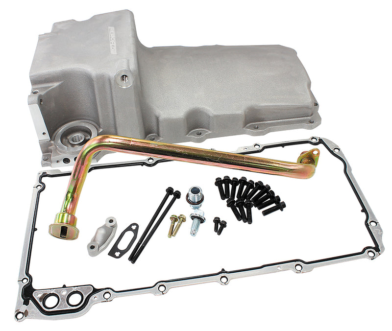 LS RETRO FIT REAR SUMP OIL PAN6 qrt WITH FILTER PAN