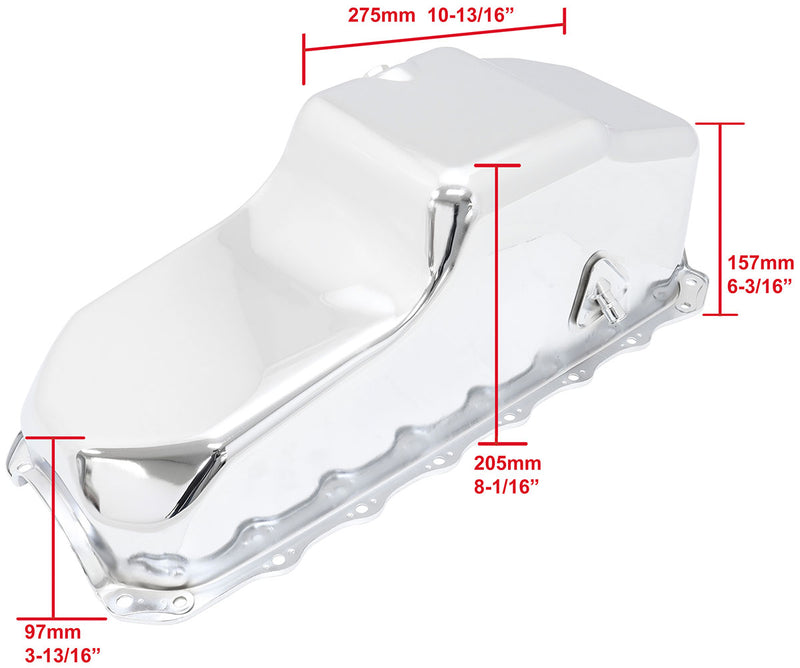 STOCK 253 308 HOLDEN OIL PAN  VB VT COMMODORE V8 CHROME